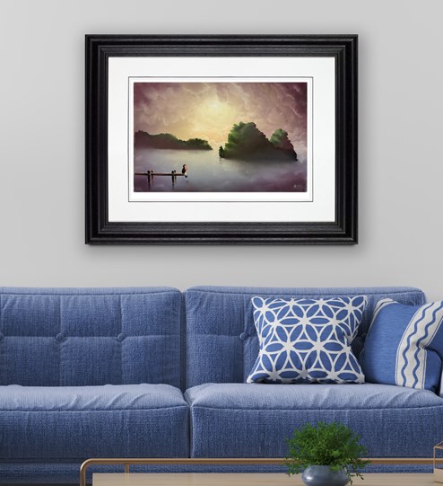 True Love by Mackenzie Thorpe - Limited Edition on Paper wall setting
